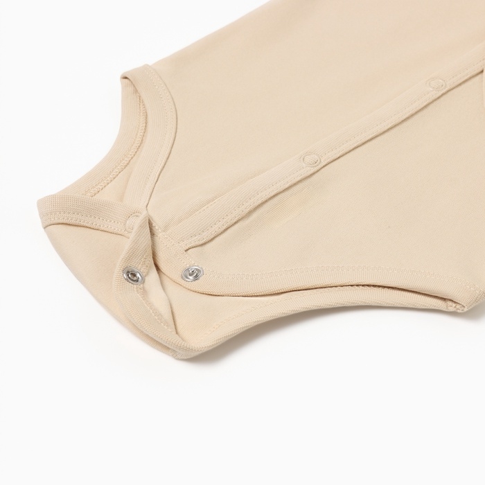 Боди детское MINAKU "Nature", цвет бежевый, рост 56-62 см