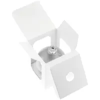 Елочный шар Finery Matt, 10 см, матовый серебристый