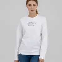 Свитшот &laquo;Три автора&raquo;, белый, размер M