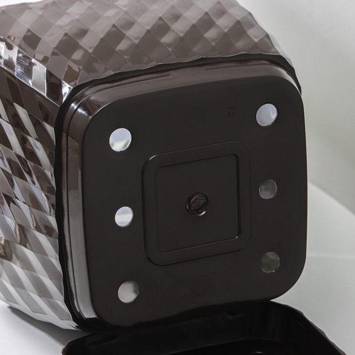 Горшок с поддоном &laquo;Классика&raquo;, 4,5 л, цвет шоколадный