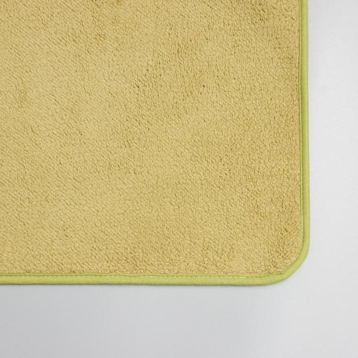 Коврик для дома Доляна «Нина», 50×80 см, цвет зелёный Коврик для дома Доляна «Нина», 50×80 см, цвет зелёный