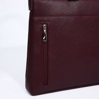 Сумка деловая TEXTURA, большой размер, цвет бордовый Сумка деловая TEXTURA, большой размер, цвет бордовый