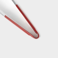 Щипцы кухонные Доляна «Яркость», 201 сталь, 34×4,5 см, цвет красный Щипцы кухонные Доляна «Яркость», 201 сталь, 34×4,5 см, цвет красный