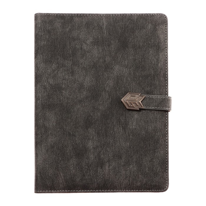 Органайзер на кольцах, формат А5, 90 листов, линия, с хлястиком, обложка кожзам МИКС