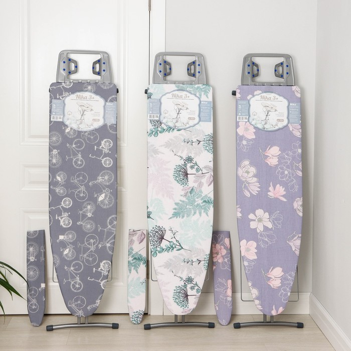 Доска гладильная Nika &laquo;Ника 3+&raquo;, 122&times;34 см, два положения высоты 70,85 см, рисунок микс