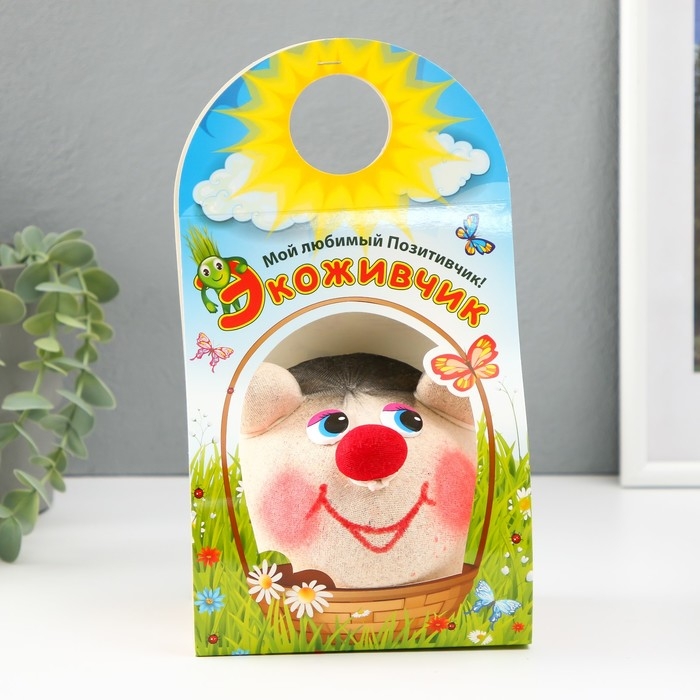 Растущий подарок травка Экоживчик "Ежик 2" МИКС