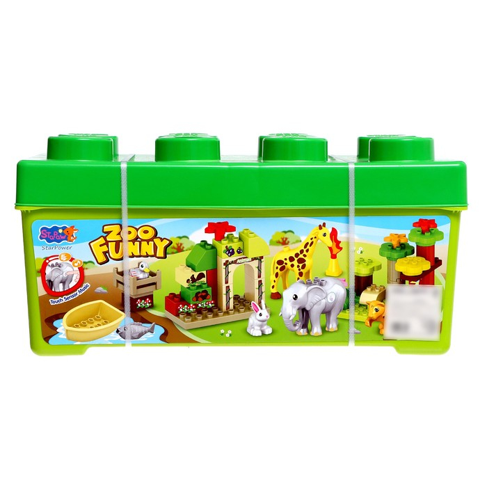Конструктор &laquo;Забавный зоопарк&raquo;, 47 деталей
