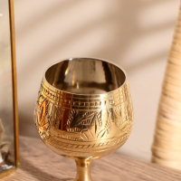 Рюмка "Рисунок" латунь 7х7х11 см Рюмка "Рисунок" латунь 7х7х11 см