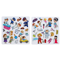 Магнитная книжка- игрушка &laquo;Профессии&raquo; 8 стр.