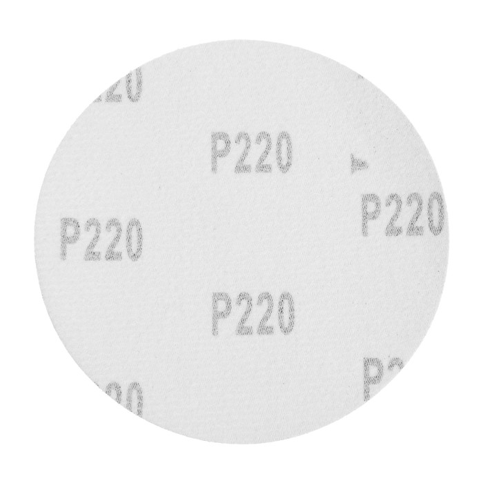 Круг абразивный шлифовальный под "липучку" ТУНДРА, 125 мм, Р220, 10 шт.