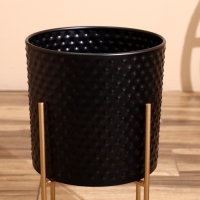 Кашпо на подставке "Космик" металл (набор 2 шт), диаметр 30 и 25 см Кашпо на подставке "Космик" металл (набор 2 шт), диаметр 30 и 25 см