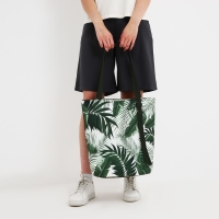 Сумка женская пляжная "Тропики", 39х32 см, оливковая Сумка женская пляжная "Тропики", 39х32 см, оливковая