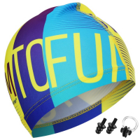 Набор для плавания взрослый ONLITOP Swim: шапочка, беруши, зажим для носа, мешок