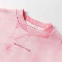 Свитшот "Тай-дай" для девочки, цвет розовый, рост 110 см