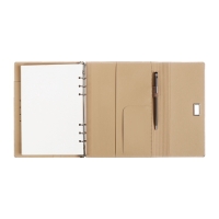 Органайзер на кольцах А5, 100л, линия, к/зам, с ручкой, в подар. короб., Серый Органайзер на кольцах А5, 100л, линия, к/зам, с ручкой, в подар. короб., Серый