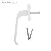 Ручка оконная ТУНДРА, металлическая, белая Ручка оконная ТУНДРА, металлическая, белая