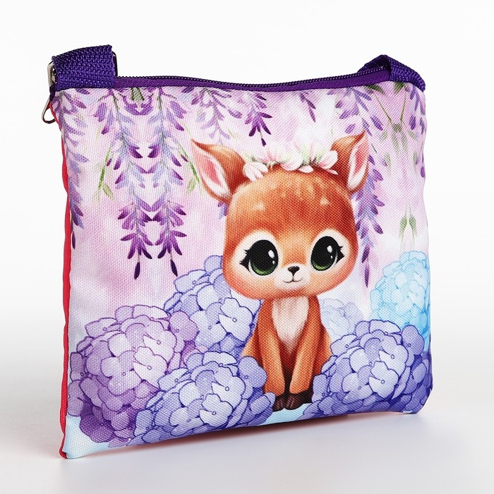 Набор подарочный для девочки Набор подарочный для девочки "Олененок", сумка, блокнот