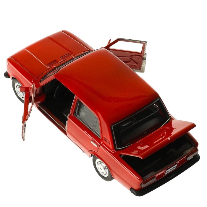 Машинка металлическая «ВАЗ-2101», ретро - модель «Копейка», открываются двери, багажник, инерция, 12 см, красный Машинка металлическая «ВАЗ-2101», ретро - модель «Копейка», открываются двери, багажник, инерция, 12 см, красный