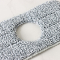 Насадка для швабры Raccoon, с вырезом, микрофибра, прямоугольная, 30×14,5 см, цвет серый Насадка для швабры Raccoon, с вырезом, микрофибра, прямоугольная, 30×14,5 см, цвет серый