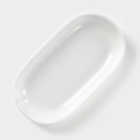 Блюдо фарфоровое Wilmax, 14&times;7,5 см, цвет белый