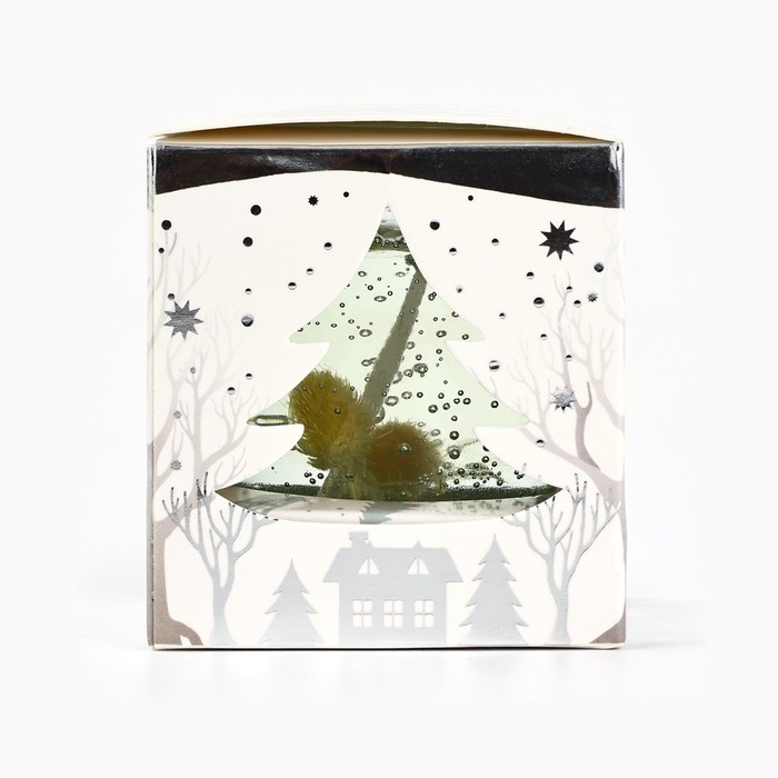 Свеча гелевая новогодняя в стакане с декором внутри «Новый год: Цветочнаяя» 5 х 5 х 6 см Свеча гелевая новогодняя в стакане с декором внутри «Новый год: Цветочнаяя» 5 х 5 х 6 см