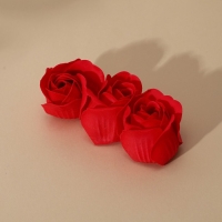 Мыло лепестковое &laquo;С 8 Марта&raquo;, 3 шт, аромат цветочный, ЧИСТОЕ СЧАСТЬЕ