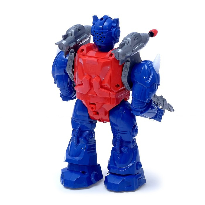 Робот «Оптимус», ходит, стреляет, световые и звуковые эффекты, работает от батареек Робот «Оптимус», ходит, стреляет, световые и звуковые эффекты, работает от батареек