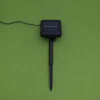Гирлянда &laquo;Нить&raquo; 20 м, IP44, тёмная нить, 200 LED, свечение белое, 2 режима, солнечная батарея