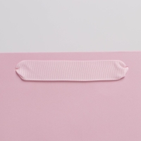 Пакет подарочный ламинированный, упаковка, &laquo;Розовый&raquo;, L 31 х 40 х 11.5 см