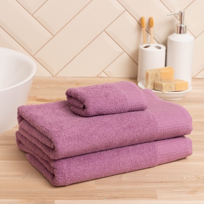 Полотенце махровое LoveLife Полотенце махровое LoveLife "Classic" 70х130 см, лавандовый, 100% хлопок, 450 гр/м2