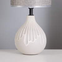 Лампа настольная "Срез" 1х40Вт Е14 серый 15х15х30см Лампа настольная "Срез" 1х40Вт Е14 серый 15х15х30см