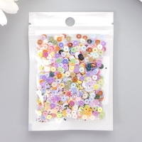 Пайетки "Плоские. Блеск золота. Ассорти блеск" набор 10 гр d-4 мм Пайетки "Плоские. Блеск золота. Ассорти блеск" набор 10 гр d-4 мм