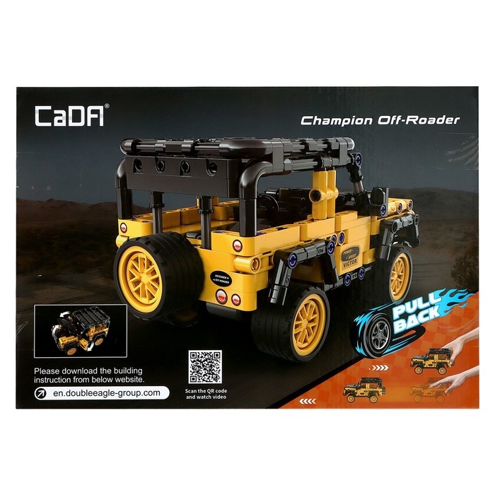 Конструктор инерционный &laquo;Внедорожник&raquo;, 389 деталей