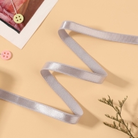 Резинка для бретелей, блестящая, 10 мм, 10 &plusmn; 0,5 м, цвет серый