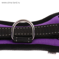 Шлейка К7 мягкая светоотражающая, размер М, ОГ 52-66 см, вес 9,5-17,5 кг, фиолетовая Шлейка К7 мягкая светоотражающая, размер М, ОГ 52-66 см, вес 9,5-17,5 кг, фиолетовая