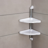 Полка угловая 4-х ярусная &laquo;Элансия&raquo;, 24&times;24&times;98,2 см, цвет белый