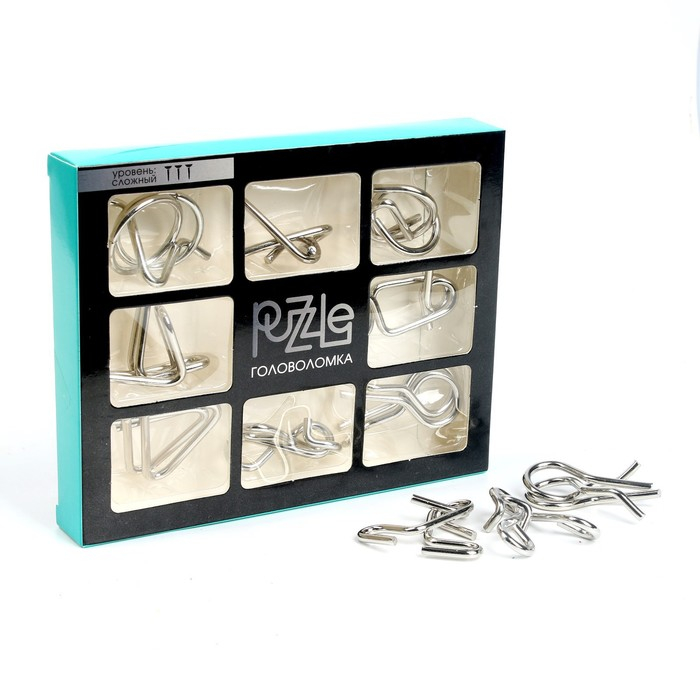 Набор металлических головоломок &laquo;Умные гвозди&raquo;