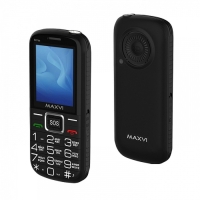 Сотовый телефон Maxvi B21ds, 2.4",1.3Мп, microSD, 2sim, FM, SOS, док.станция,1600мАч,черный Сотовый телефон Maxvi B21ds, 2.4",1.3Мп, microSD, 2sim, FM, SOS, док.станция,1600мАч,черный