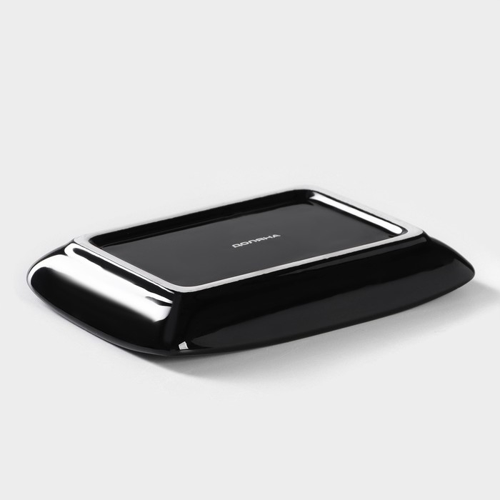 Маслёнка Доляна &laquo;Весенний вечер&raquo;, 17&times;12,5&times;8,5 см, цвет белый