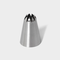 Насадка кондитерская «Закрытая звезда», d=3,4 см, выход 1,1 см, нержавеющая сталь Насадка кондитерская «Закрытая звезда», d=3,4 см, выход 1,1 см, нержавеющая сталь