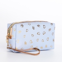 Косметичка на молнии, цвет голубой Косметичка на молнии, цвет голубой