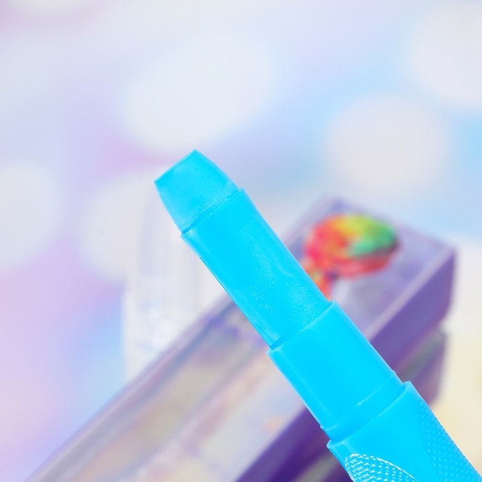 Карандаш-мелок для волос, 1 шт, голубой Карандаш-мелок для волос, 1 шт, голубой