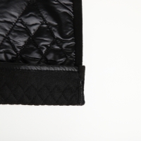 Перчатки женские, безразмерные, без утеплителя, цвет чёрный Перчатки женские, безразмерные, без утеплителя, цвет чёрный