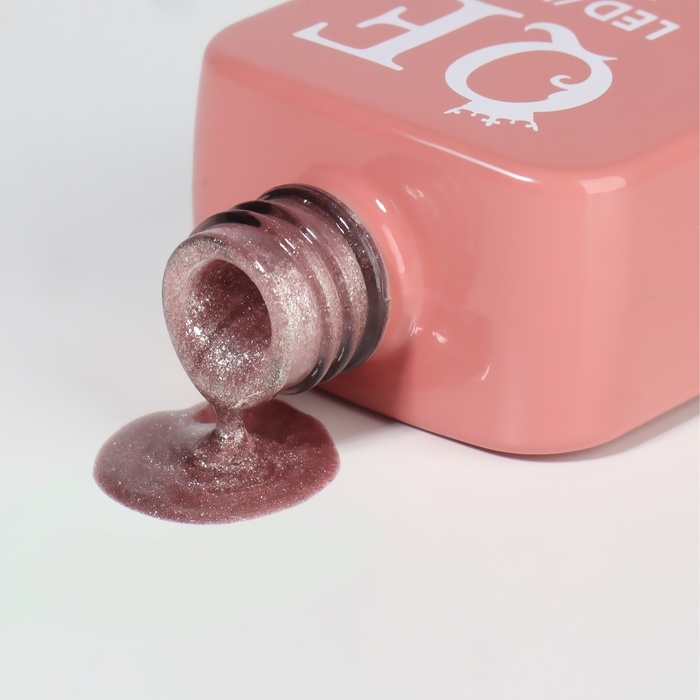Гель лак для ногтей &laquo;CAT`S EYE PEARL&raquo;, 3-х фазный, 10 мл, LED/UV, цвет розовый (61)