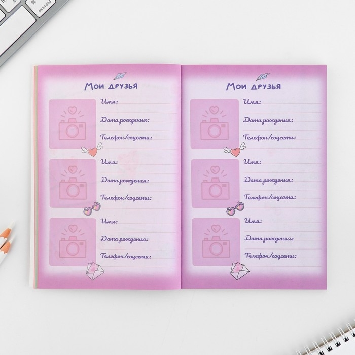 Личный дневник для девочки А5, 50 л. &laquo;Мои секреты&raquo;