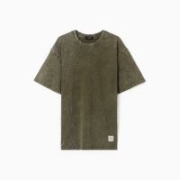 Футболка мужская MIST из вареного хлопка, цв. зеленый, р-р XL