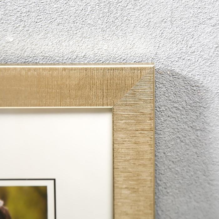 Фоторамка пластик 30х40 см Фоторамка пластик 30х40 см "Песчаные нити" шампанское 44х34 см