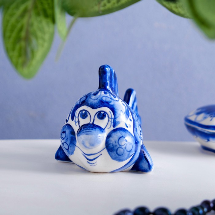Сувенир &laquo;Рыбка&raquo;, 8 см, гжель
