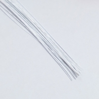 Флористическая проволока в бумажной оплётке "Белая", длина 36 см, 0,46 мм, набор 20 шт Флористическая проволока в бумажной оплётке "Белая", длина 36 см, 0,46 мм, набор 20 шт