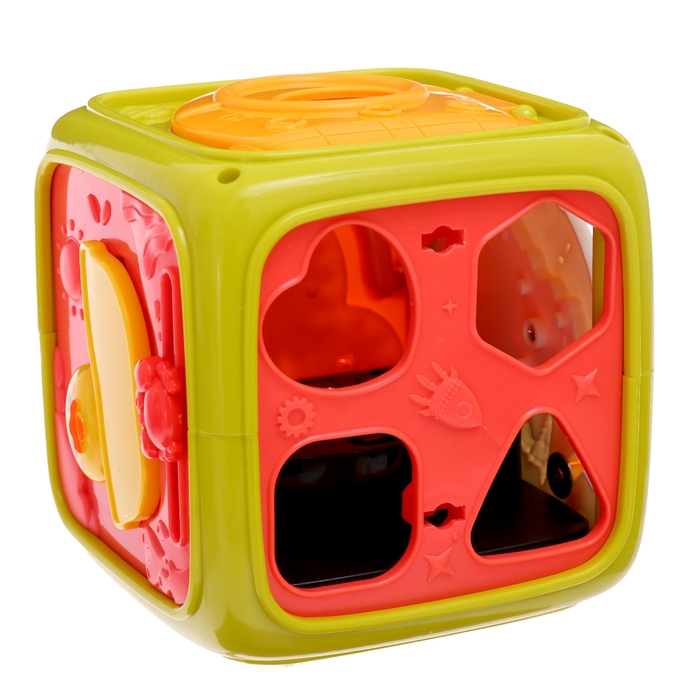 Развивающая игрушка «Умный кубик», 3 в 1: ионика, сортер, бизикуб, звук Развивающая игрушка «Умный кубик», 3 в 1: ионика, сортер, бизикуб, звук